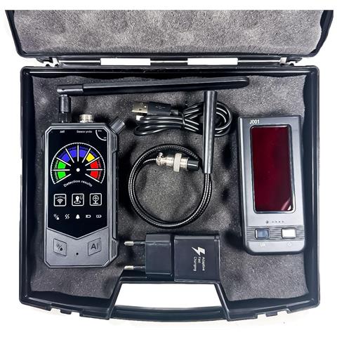 Spy Terminator Combo Ai Scansione Fino A 8.6 Ghz Per Microspie Gsm / 5g, Telecamere Sd, Via Cavo E Wifi, Localizzatori Gps Auto, Laser Infrarossi E Filtro Polarizzato - Foto 1