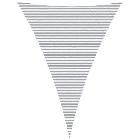 Vela da ombra solare Grigio chiaro e bianco 5 x 7 x 7 m - Foto 1