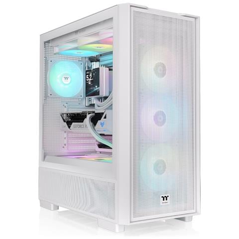 S380 TG ARGB Midi Tower Nero, Bianco - Foto 1