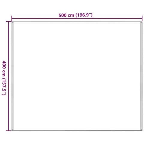Tappeto da Tenda Antracite e Bianco 400x500 cm HDPE - Foto 7