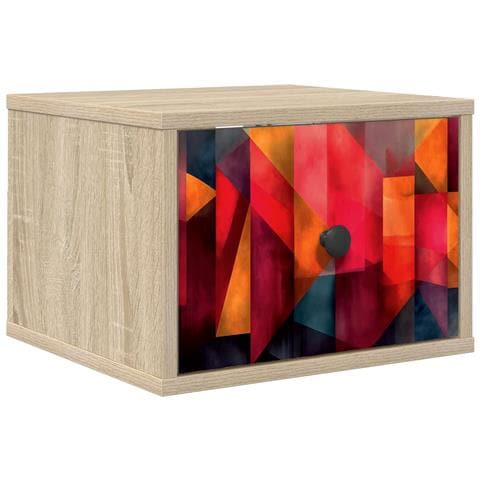 Mobiletto da comodino a parete HEESCH Rovere Sonoma - Foto 1