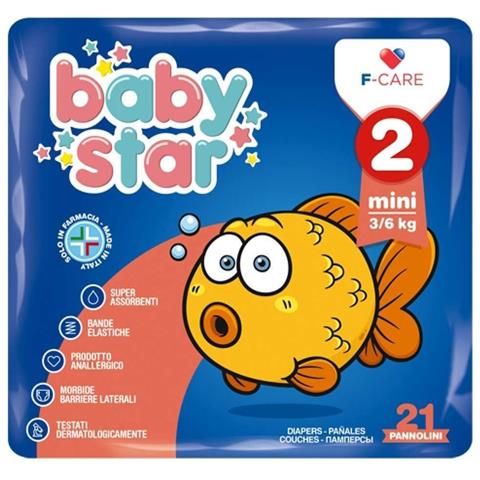 Pannolino Babystar 3/6KG T2 21 Pezzi - Foto 1