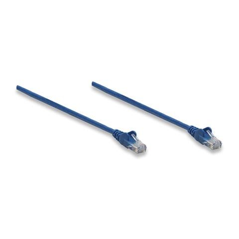 ICOC CCA5U-010-BL - Cavo di rete Patch CCA Cat. 5e Blu UTP 1 mt - Foto 1