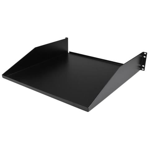 Scaffale cantilever per montaggio a rack 2U - Robusto ripiano per armadio server rack fisso - 56 kg - Foto 2