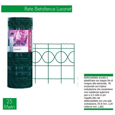 Rete metallica per recinzione m 25x1,42 H elettrosaldata zincata verde - Foto 2