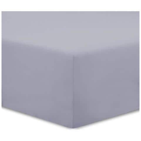 Drap Housse 140x190cm Gris Clair - Foto 3