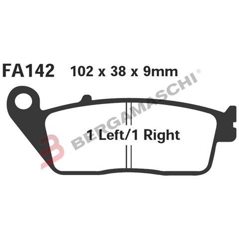 B1r R1314200 Pastiglie V Honda Gl Goldwing1500 97-03 Ant. Fa142v - Foto 1