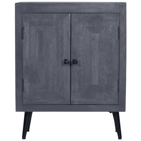 Credenza in Legno Massello di Mango 60x30x76 cm - Foto 10