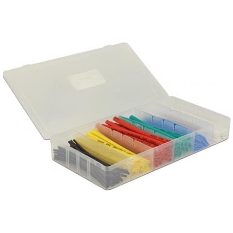 vers Kit 100 Tubi Colorati Guaina Termorestringente Per Isolamento Cavi Multicolor - Foto 1