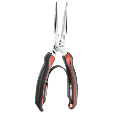 1/2 Pinza A Becchi Lunghi Tondi - 200mm - Naso Dritto - 185a. 20cpe - Foto 1