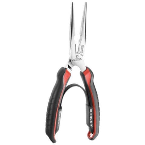 1/2 Pinza A Becchi Lunghi Tondi - 200mm - Naso Dritto - 185a. 20cpe - Foto 2