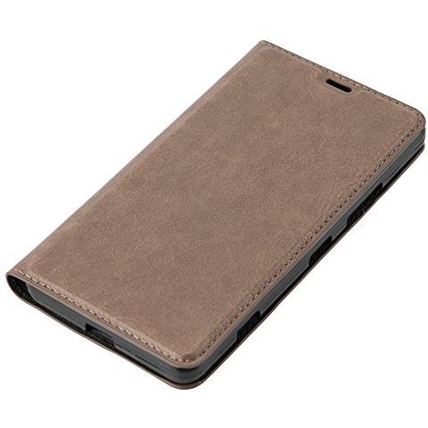 Custodia Compatibile Con Nokia Lumia 950 In Bruno Caffè - Coperchio Protettiva Con Chiusura Magnetica, Funzione Stand E Tasca Per Le Carte - Foto 2