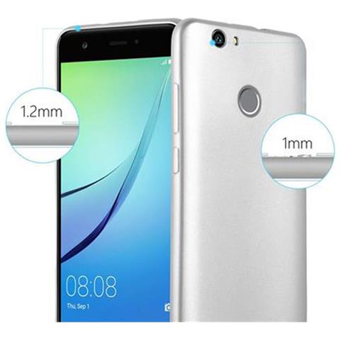 Custodia Compatibile Con Huawei Nova In Argento Metallico - Coperchio Protettivo In Silicone Tpu Flessibile - Foto 9