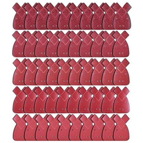 Particolare Austor 50 Pezzi Mouse Fogli Abrasivi Carta Vetrata Con Supplementari 2 Suggerimenti Per La Sostituzione Hook E Loop Assortiti 406080120240 Grits Per Adattarsi Black And Decker Particolare Palm Sander - Foto 1