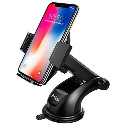 Adjustable Car Holder Telefono Della Culla Del Supporto Per Lautomobile Con Un Pulsante Di Rilascio E Strong Sticky Gel Pad - Foto 1