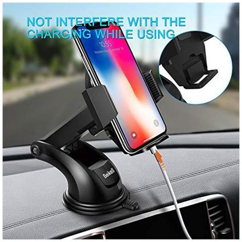Adjustable Car Holder Telefono Della Culla Del Supporto Per Lautomobile Con Un Pulsante Di Rilascio E Strong Sticky Gel Pad - Foto 4