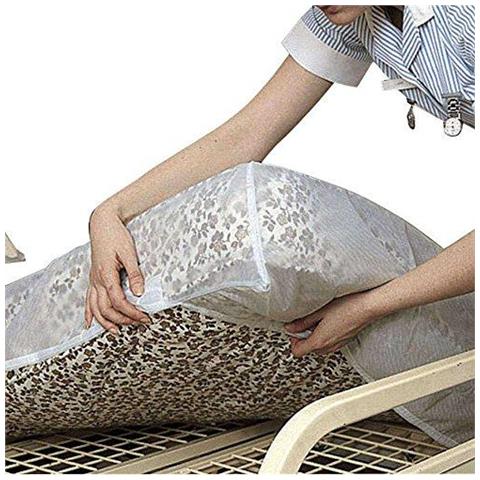 Nrs Sanit Impermeabile Bedding Coprimaterasso Equipaggiata Protector Per Incontinenza Care M92867 - Doppia - Foto 4