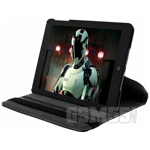 Custodia A Libro Supporto Girevole 360° Per Ipad Mini / mini 2 / Mini 3 - Nera - Foto 5