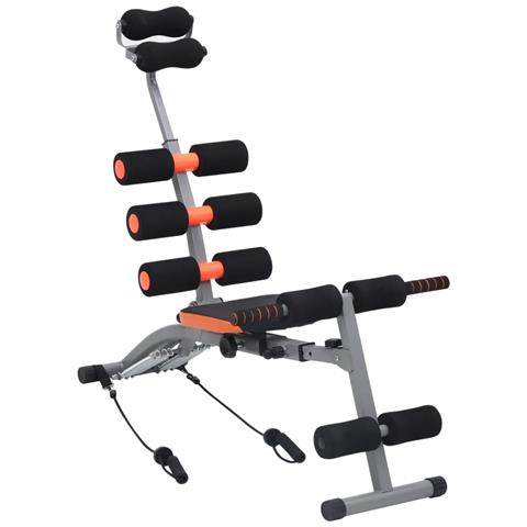 Attrezzo Panca Per Allenamento Addominali Con Corde Elastiche - Foto 1