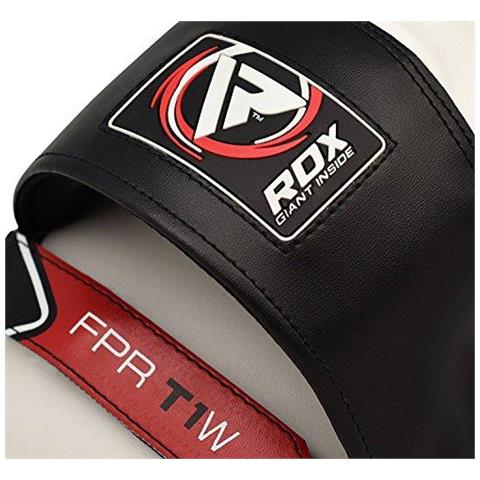 Boxe Pads Guanti Mezzi Del Fuoco Maya Cuoio Gancio Curvo E Jab Target Rilievi A Mano Grande Per Mma Kickboxing Arti Marziali Muay Thai Karate Formazione Imbottita Di Punzonatura Coaching Sciopero Shield - Foto 2