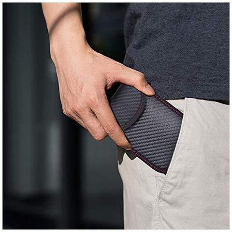 2 Pack Faraday Pouch Anti-theft Bag Faraday Per Chiavi Auto Rfid Auto Signal Chiave Di Blocco Pouch - Foto 2