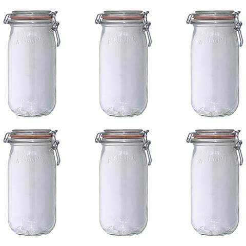 Set Di 6 Barattoli In Vetro 1.5l - 900508 - Foto 1