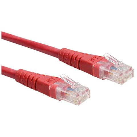 UTP Cat. 6 1m 1m Cat6 U / UTP (UTP) Rosso cavo di rete - Foto 1