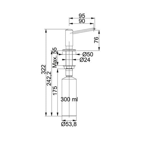 Soap Dispenser Cromato0396694 - Foto 1