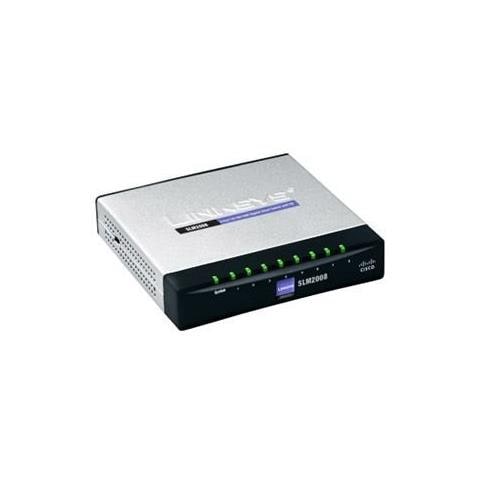 Ethernet Switch Cisco SLM2008 8 Porte - 8 x RJ-45 - 10/100/1000Base-T - Foto 1