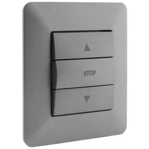 Interruttore Comando Tapparelle Titanio - Foto 1