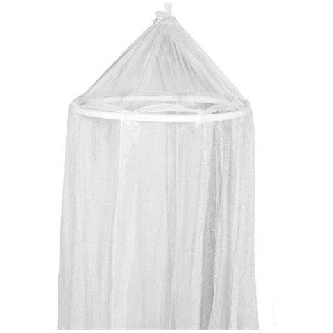 Zanzariera Per Letto A Baldacchino, Ø 65 X 230 Cm, Bianco - Foto 1