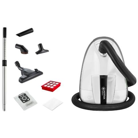 Select Aspirapolvere a Traino con Sacco Potenza 650 Watt Colore Bianco - Foto 1