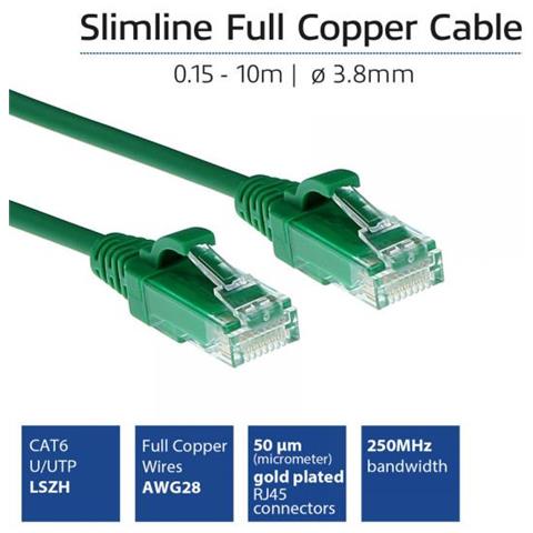 Dc9707 Cavo Di Rete Verde 7 M Cat6 U /utp (utp) - Foto 3