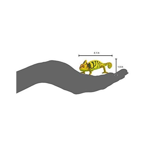 Camaleonte Realistico Internazionale Fauna Selvatica Replica Figurina Dipinta A Mano - Foto 2