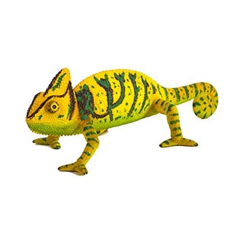 Camaleonte Realistico Internazionale Fauna Selvatica Replica Figurina Dipinta A Mano - Foto 1