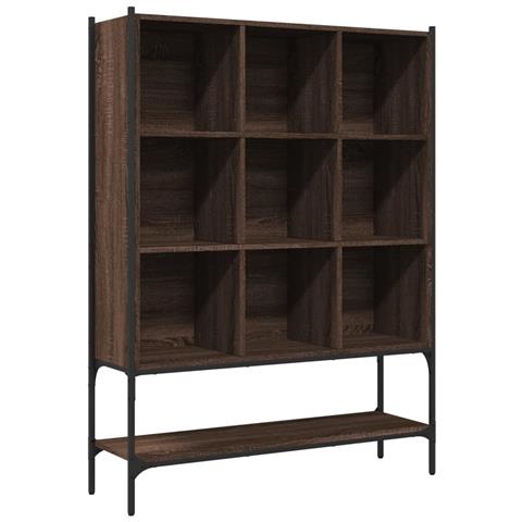 Libreria Rovere Marrone 102x30x141,5 Cm In Legno Multistrato - Foto 2