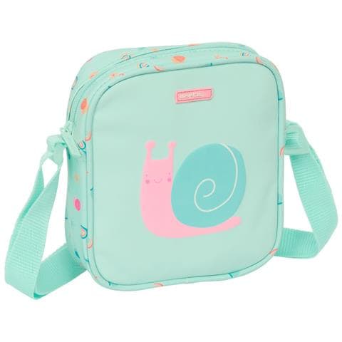 Borsa A Tracolla Caracol Turchese 16 X 18 X 4 Cm - Foto 1