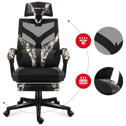 Sedia Gaming Combat 5.0 Nero - Foto 2