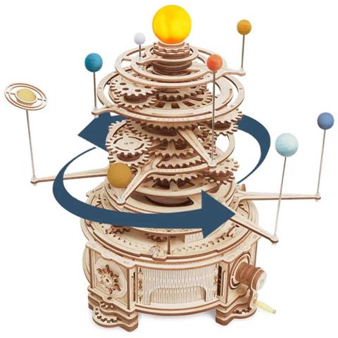 Puzzle 3d Del Sistema Solare Meccanico - Foto 1