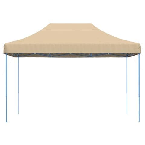 Tenda Da Festa Pieghevole Pop-up Beige 410x279x315 Cm - Foto 3