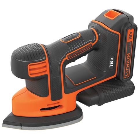 Levigatrice Mouse 18v Litio Black+decker Bdcds18 - Foto 1