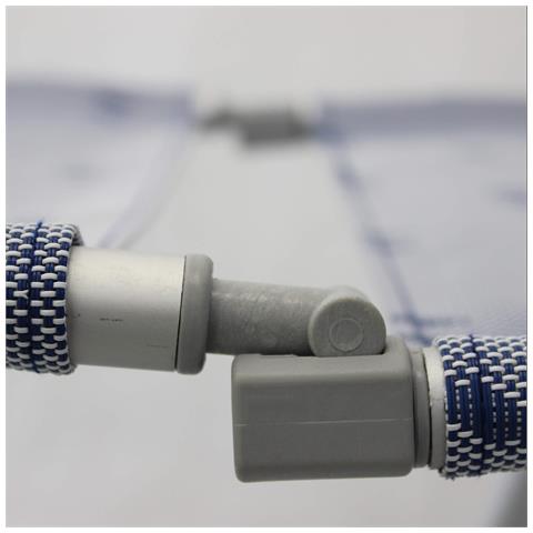 Poltrona Chiudibile Da Giardino In Alluminio E Textilene Con Poggiatesta Sena - Foto 2