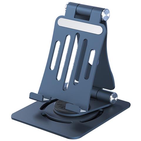 Supporto Per Telefono Da Scrivania In Lega Di Alluminio Girevole A 360° Grey - Foto 1