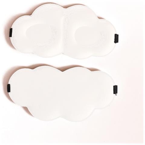Maschera Per Dormire 3d Cloud - Maschera Per Occhi Morbida E Traspirante Per Chi Dorme Su Un Fianco Beige - Foto 1
