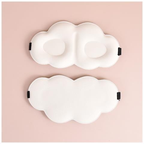 Maschera Per Dormire 3d Cloud - Maschera Per Occhi Morbida E Traspirante Per Chi Dorme Su Un Fianco Beige - Foto 2