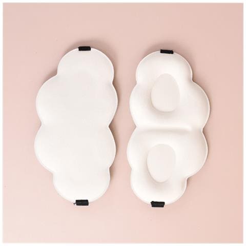 Maschera Per Dormire 3d Cloud - Maschera Per Occhi Morbida E Traspirante Per Chi Dorme Su Un Fianco Beige - Foto 3