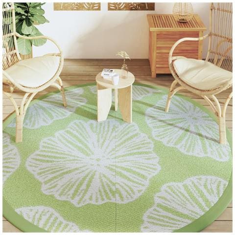 Tappeto Da Esterno Verde 200 Cm In Pp - Foto 3