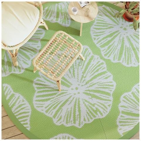 Tappeto Da Esterno Verde 200 Cm In Pp - Foto 1