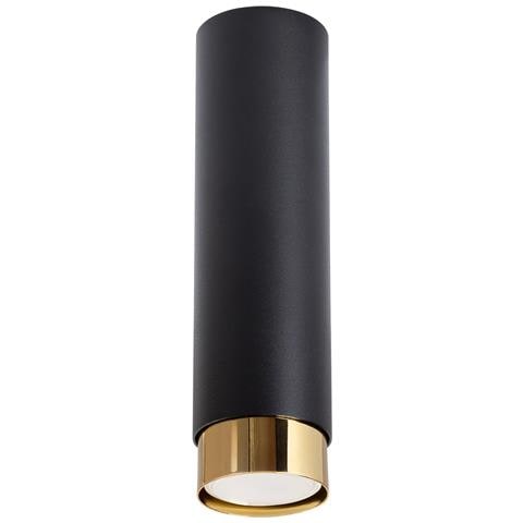 Lampada Da Soffitto Nero 22,5 Nero /oro Sl. 1411 - Moderno Lampada Da Soffitto Nero /oro 22.5x6x6 Cm - Foto 1