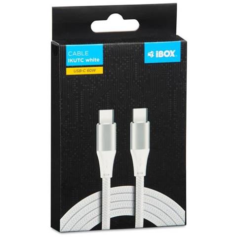 Ibox Ikutc2w Cavo Usb Usb 2.0 2 M Usb C Bianco - Foto 3